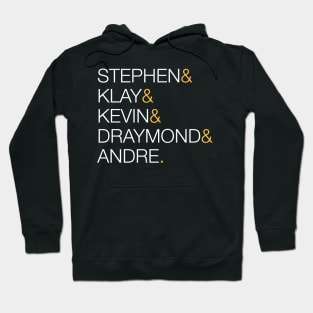 The Death Lineup Stephen Klay Kevin Draymond & Andre Funny Hoodie